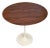 Mid 20th Century Knoll Saarinen Tulip Black Walnut Side Table For Sale