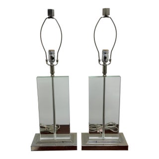 21st Century Acrylic Lamps - a Pair For Sale