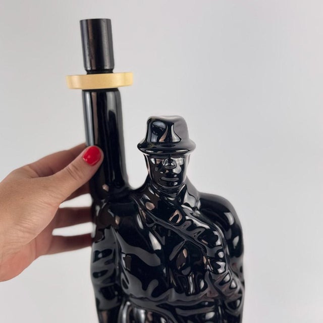 Vintage Detective Ceramic Table Lamp, 1980s For Sale - Image 17 of 18