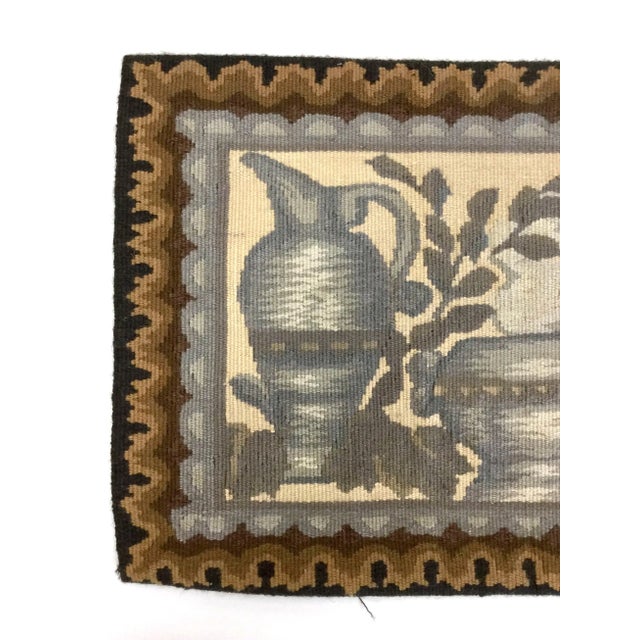 Antique Aubusson Tapestry Pillow Fragments - A Pair For Sale In Portland, ME - Image 6 of 12