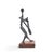 Gray Simon Gordon Mid Century Brutalist Iron Sculpture Man With Fish For Sale - Image 8 of 10