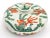Offering a vintage Chinese porcelain divided lidded condiment serving dish, circa Mid 20th Century. This is a hand painted...