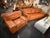 Animal Skin Leather Sofa and Armchair, 1970s, Set of 2 For Sale - Image 7 of 7