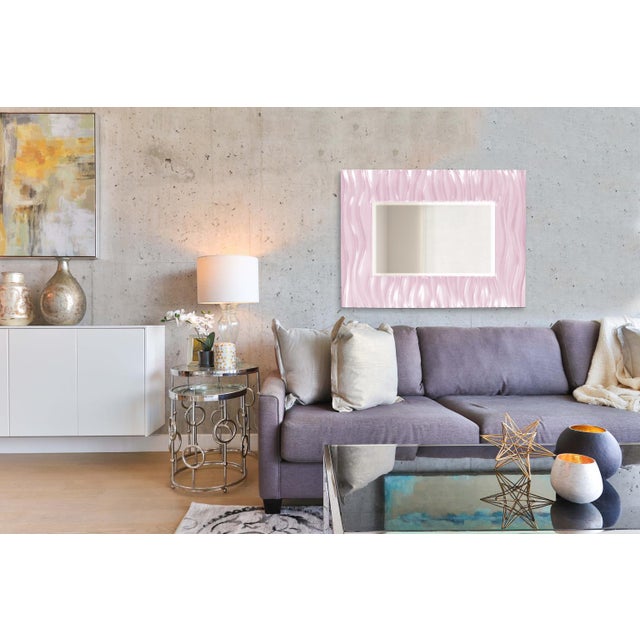 Zenith Mirror - Glossy Lilac For Sale In Chicago - Image 6 of 6
