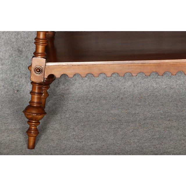 Antique Side Table in Walnut, 1880 For Sale - Image 13 of 17