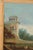 French Country French Late 18th Century Country Scene Oil on Canvas Painting Set in Pine Frame - Unsigned For Sale - Image 3 of 12