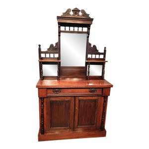Antique English Edwardian Chiffonier Sideboard, Circa 1900's