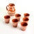 Ceramic Drinking Set, Former Czechoslovakia, 1960s, Set of 7 For Sale - Image 4 of 10