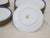 This collection of Ginori china, marked on the bottom, consists of six 10.25" dinner plates, six 8" salad plates and six...