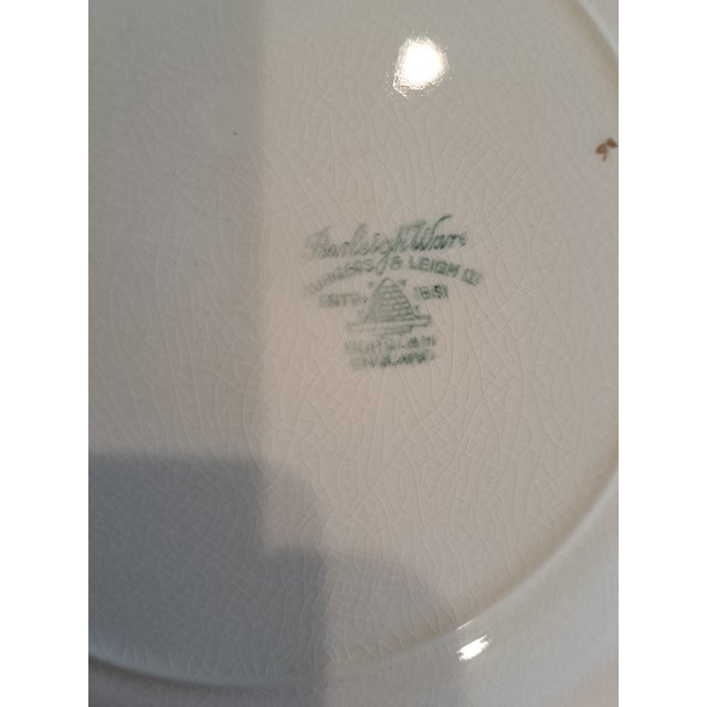 Set of 12 Burgess & Leigh English Roseleigh ironstone dessert plates Vintage circa 1940's Excellent condition for age All...