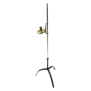 18th Century Dutch Brass Floor Candleholder