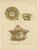 J. H. Thorpe, Worcester Porcelain Dish, Covered Vase and Tea Wares, 1910, Chromolithographs on Paper, Set of 3 For Sale - Image 3 of 10