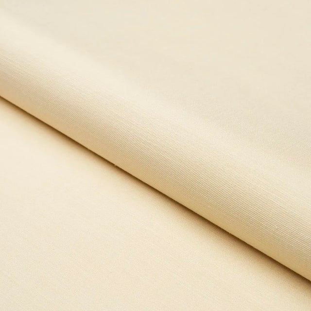 SAMPLE - Schumacher X Mark D. Sikes Judy Texture Fabric In Butter For Sale