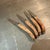 1980s 1980s Laguiole-Style Steak Knives Wood and Stainless Steel - Set of 4 For Sale - Image 5 of 6