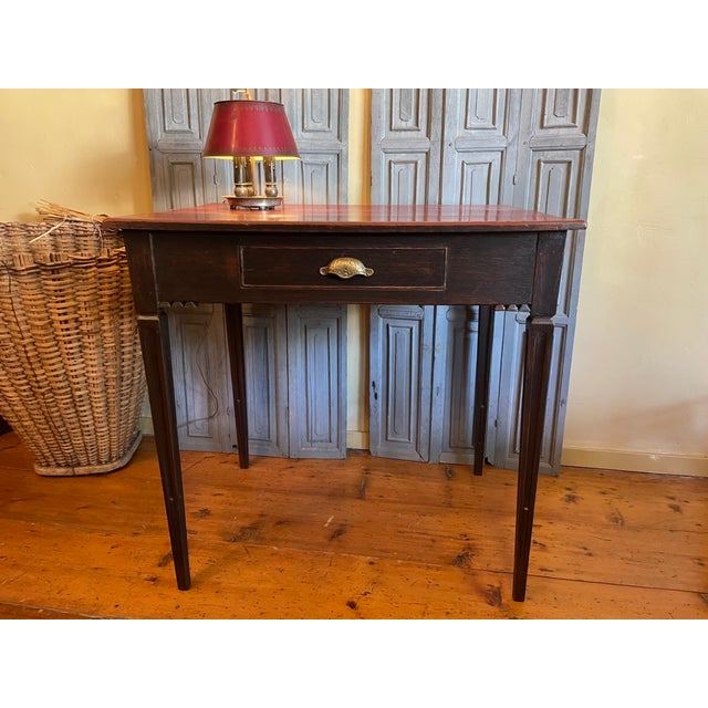 French Side Table in Pine For Sale - Image 12 of 16