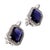 Contemporary Pasquale Bruni 18k White Gold Iolite Diamond Earrings, Pair For Sale - Image 3 of 12