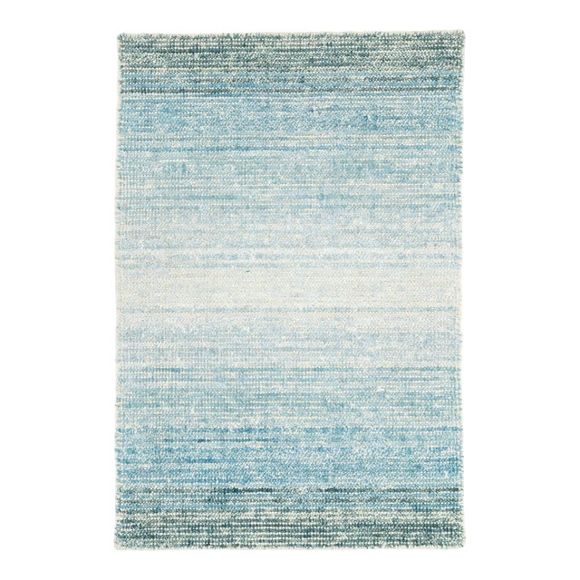 Dash & Albert by Annie Selke Sky Moon Woven Cotton/Viscose Rug, 7' 6" x 9' 6" For Sale
