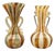 Antique Salviati Filigree Murano Glass Vases, Set of 2 For Sale