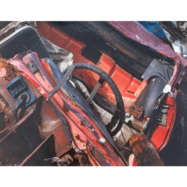 Anne Sager (American, 1930-2024), Junk Car Composition, Color Photograph, Chromogenic Print, signed in ink lower right,...