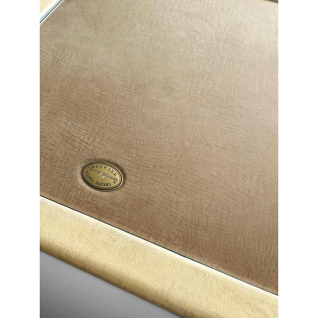 Beige Set of Side Tables by Carlo Bartoli, 1980s For Sale - Image 8 of 9