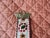 Traditional Vintage Miniature Embroidered Bell Pull With Brass Ornaments For Sale - Image 3 of 7