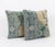 Mid-Century Modern Bohemian Turkish Rug Pillow Cover 20'' X 20'' - Set of Two For Sale - Image 3 of 4
