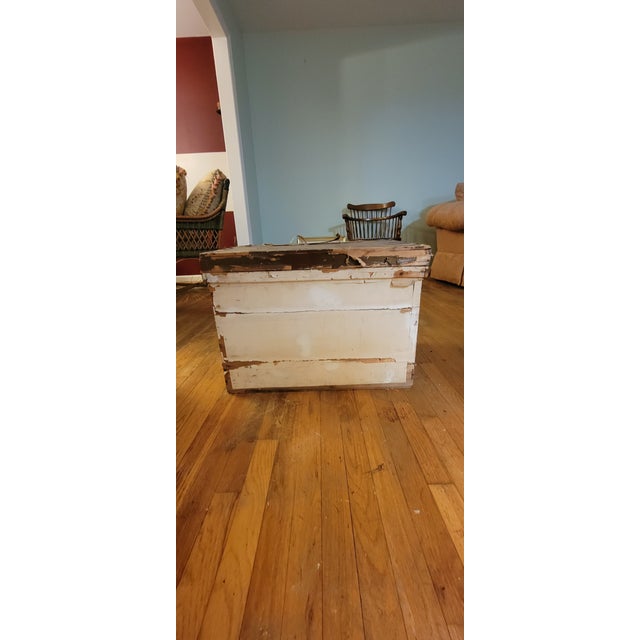 Japanese Antique Japanese Tea Chest (Chabako) With Zinc-Lined Interior For Sale - Image 3 of 5
