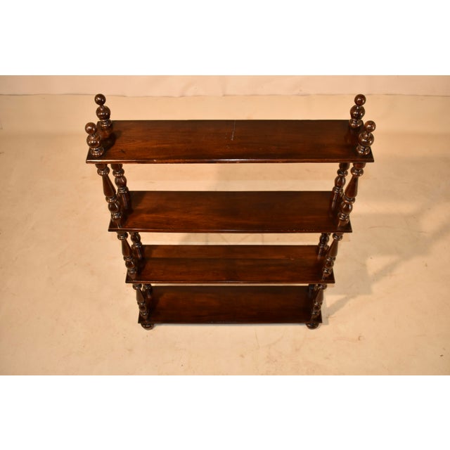 19th Century 19th Century French Walnut Turned Shelf For Sale - Image 5 of 10