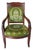 Set of 4 Solid Mahogany Armchairs – Empire/Restoration Style A refined set of four period armchairs crafted from fine...