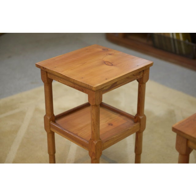 Pine Bedside Tables, 1960s, Set of 2, in Very Good conditions. Designed 1960 to 1969