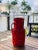 Vintage Red Wicker Jug For Sale In Miami - Image 6 of 11
