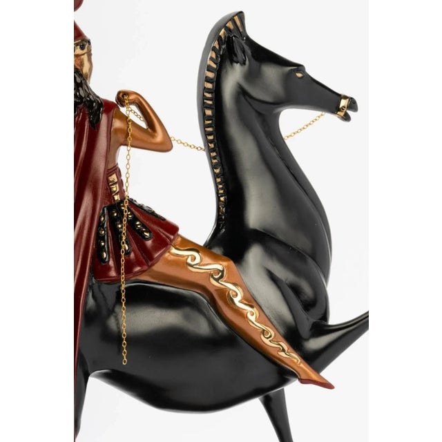 "Amazon" Bronze Sculpture by Erté, 1985 For Sale - Image 9 of 13