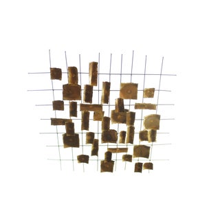 Degroot Brutalist Wall Sculpture For Sale