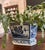 Early 20th Century Vintage Chinoiserie Octagonal Blue & White Cachepot/Planter For Sale - Image 5 of 16