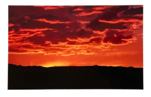 "Ablaze" Contemporary Landscape Photograph Print from The Estate of Gleb Derujinsky