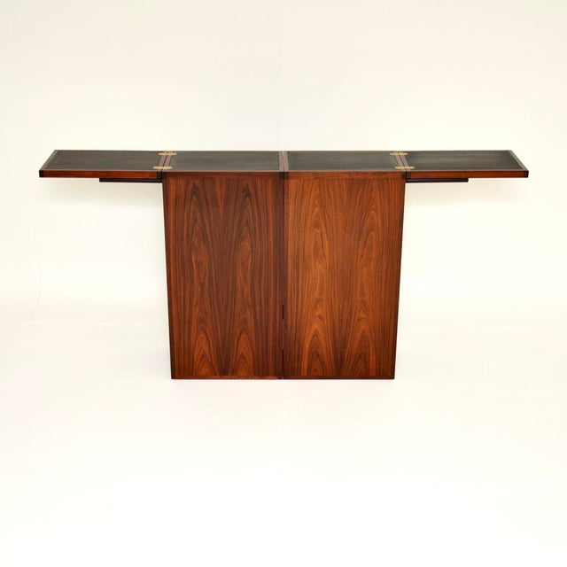 Danish Captain's Bar attributed to Reno Wahl Iversen for Dyrlund, 1960s For Sale - Image 6 of 14