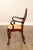 Queen Anne Style Vintage Mahogany Armchair For Sale - Image 11 of 12