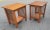 Country View Amish Handcrafted Arts & Crafts Mission Oak Side Tables, a Pair For Sale - Image 11 of 11