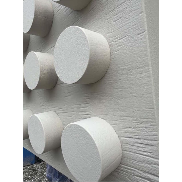 William Finlayson Jr. Acrylic Painting on Panel Assemblage Titled: “Leego II” 2024 For Sale - Image 10 of 12