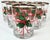 Mid 20th Century Holly and Ribbons Double Old Fashioned Glasses- Set of Six For Sale - Image 13 of 17