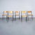 French Grey Mullca Stacking Chairs, 1960s, Set of 5 For Sale - Image 9 of 9