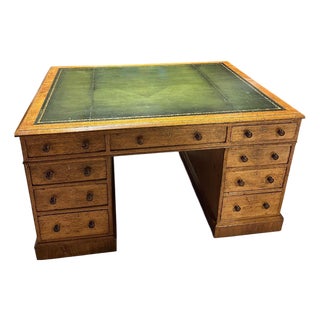 Antique Partners Desk, 1890s For Sale