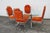 This Set of Dining Dinette Table and Chairs is made out of metal, chrome, glass, and upholstery. The Set has Hollywood...