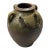 Old Asian Earthenware Pottery Storage Jar 12.5" H For Sale
