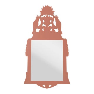 Fleur Home Audubon Royal Mirror in Red Earth, 36x60 For Sale