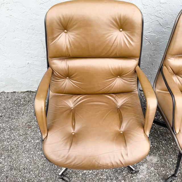 1976 and 1981 Vintage Office Chairs by Steelcase - Set of 2 For Sale In West Palm - Image 6 of 12