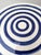 Contemporary Pair of Blue and White Ceramic Stripe Side Tables. Italy For Sale - Image 10 of 12