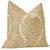 Contemporary 22" Natural Musgrove Chenille Pillows - A Pair For Sale - Image 3 of 4