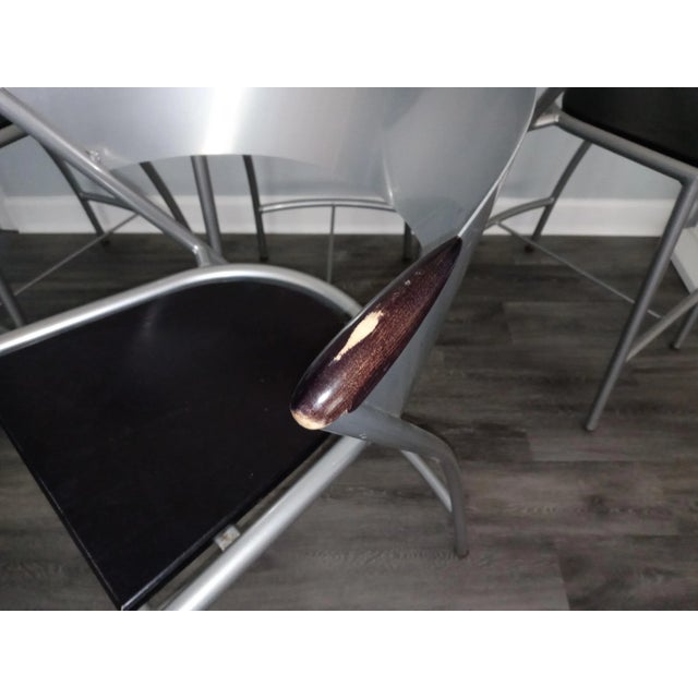 Mid Century Modern Bar Stools - Set of 4 For Sale - Image 10 of 12