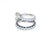 Elevate your love story with this exquisite Bridal Set featuring two stunning diamond engagement rings, meticulously...